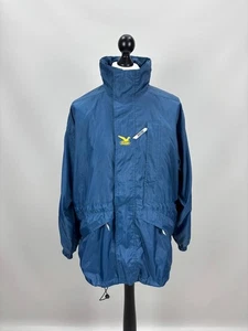 Mens vintage windbreaker jacket Salewa Size M Color Blue Duties Paid (USA) - Picture 1 of 12