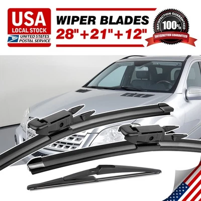 Juego de limpiaparabrisas delanteros + traseros OEM para parabrisas Mercedes-Benz ML350 2006-2011 Foto 1 de 4