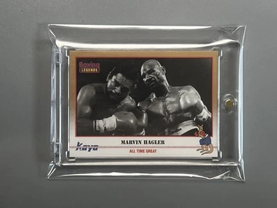 MARVIN HAGLER 💎HOF/GOAT!!! (ALL TIME GREAT)  ORIGINAL ✨ROOKIE✨CARD. 1991 KAYO - Image 1 of 2