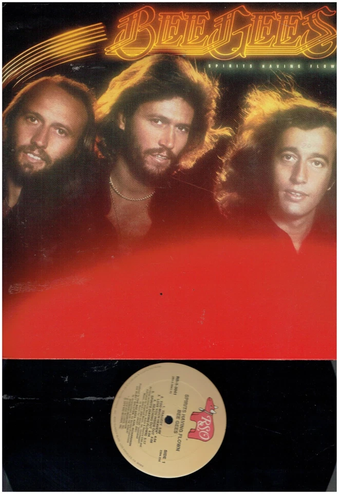 BEE GEES SPIRITS HAVING FLOWN 1979 VINYL  ALBUM PICTURE INNER MERCHANDISE FLYER - Image 1 of 3