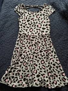 Epic Threads Girls Leopard Skater Summer Dress Youth Small - Picture 1 of 3