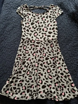 Epic Threads Girls Leopard Skater Summer Dress Youth Small - Image 1 of 3