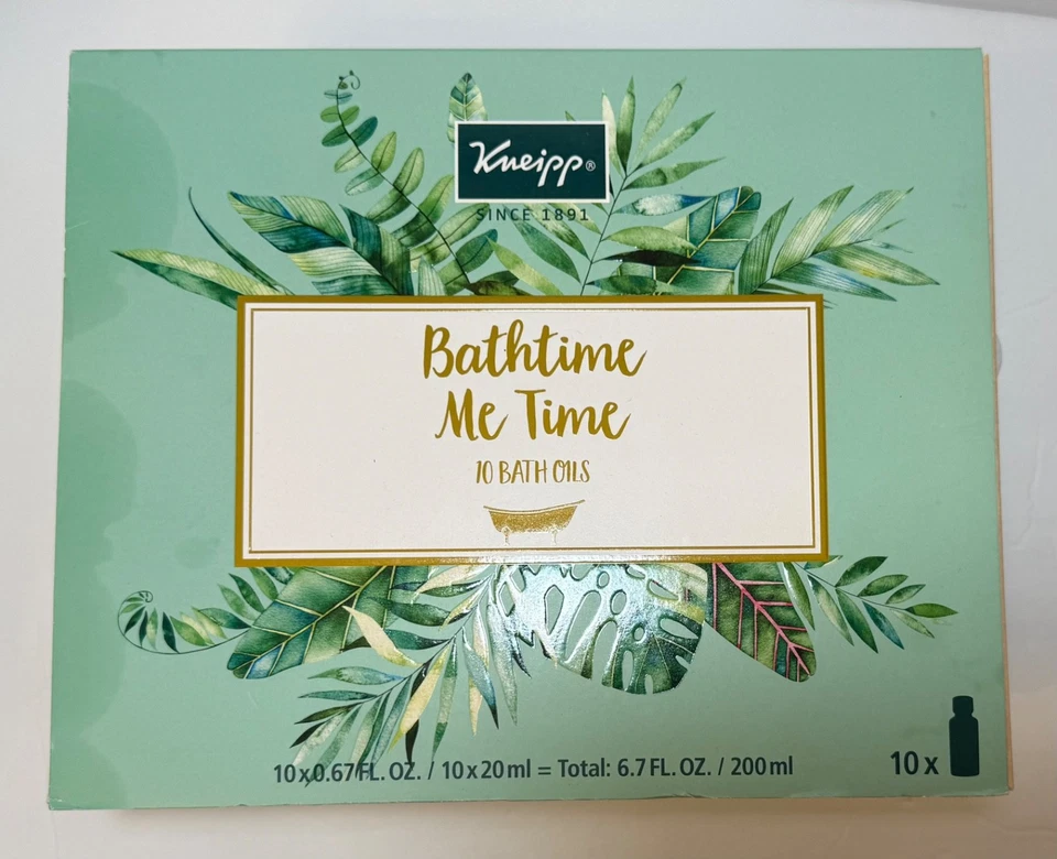 Kneipp Herbal Bath Oil Gift Set of 10 Travel Size Oils