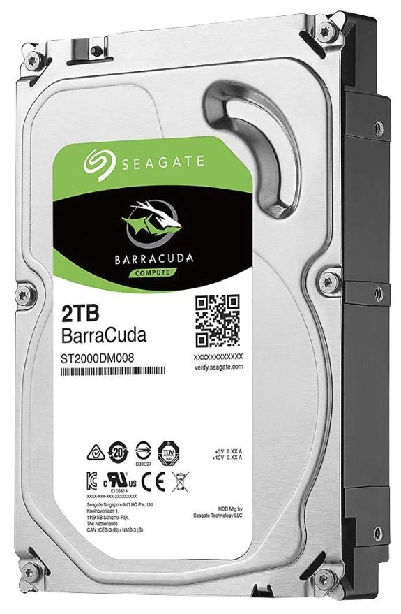 SEAGATE - Cakera Keras Desktop BarraCuda® 3.5”, 2TB - Image 1 of 1