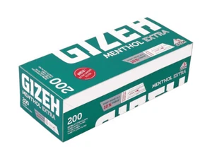 25 Boxen (5000 Hülsen) GIZEH Menthol Extra 200 Filterhülsen, extra-langer Filter - Bild 1 von 2