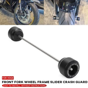 CNC Front Wheel Fork Axle Slider Crash Guard Protector For VOGE CU525 RR525 - Picture 1 of 24