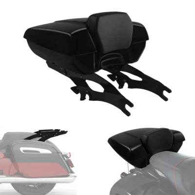 Low Profile Trunk Backrest Mount Rack Fit For Indian Chieftain 2014-2024 - Image 1 of 4