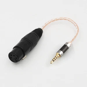 3.5mm Balanced to 4Pin XLR Female or Male Audio Headphone HIFI AUX Adapter Cable - Picture 1 of 12