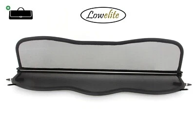 Deflector de viento Mitsubishi Colt CZC (2006 - 2009) descapotable negro + bolsa - Imagen 1 de 4