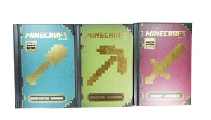 Minecraft Handbook Set of 3 Updated Edition: Construction Combat Essential HC - Foto 1 di 10