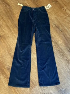 Neu Vintage Levi's for me blaue Velourshose Größe 10 Taille 28" - Bild 1 von 6