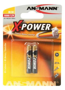 Batterie-Set AAAA 1,5 V Inhalt 2 Stück X-Power Alkaline Mini LR61 - Bild 1 von 2