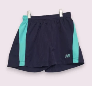 5/$15 Green/Blue New Balance 3" Athletic Shorts 12/M Boys Running Wind - Picture 1 of 4