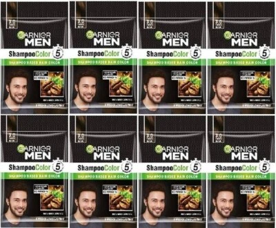 GARNIER Champú Hombre Color de Cabello 100% Gris Cobertura 3.0 Marrón Negro Foto 1 de 3