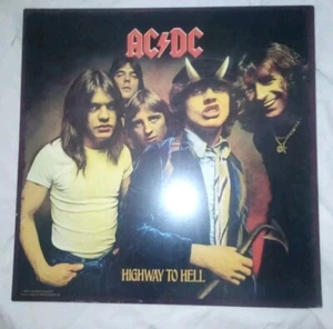 Highway To Hell Album Cover Art Metal Wall Sign - Picture 1 of 4