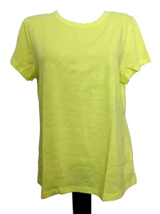 TIME AND TRU YELLOW RELAX SLUB CORE CREW NECK SHORT SLEEVE KNIT TEE SHIRT SZ L* - Picture 1 of 8