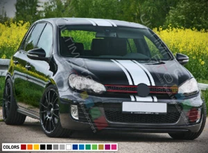 Stripe Body Kit Sticker Decal for VW Volkswagen Golf MK6 Bumper Spoiler Light - Picture 1 of 2