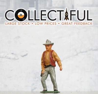 FIGURA DE PLOMO DE COLECCIÓN TIMPO - VAQUERO / LADRÓN DE BANCOS - BELLEZA *ESCALA BRITÁNICA*🔥333 Foto 1 de 4