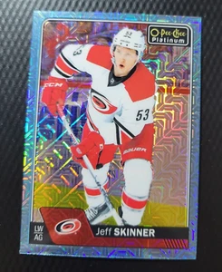 2016-17 O-Pee-Chee Platinum JEFF SKINNER Hurricanes ICE BLUE TRAXX RAINBOW #57 - Picture 1 of 2