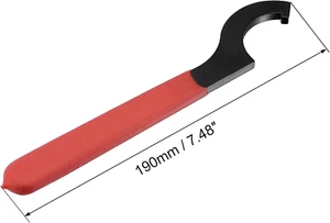 C Hook Spanner Wrench for Lathe Clamping ER25 Collet Chuck Nut with Red Non-s... - Picture 1 of 12
