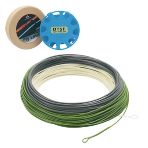 Maxcatch DT Fliegenschnur Troutlite LT 90ft 3/4/5/6F Fliegenfischen Schnur - Picture 1 of 7