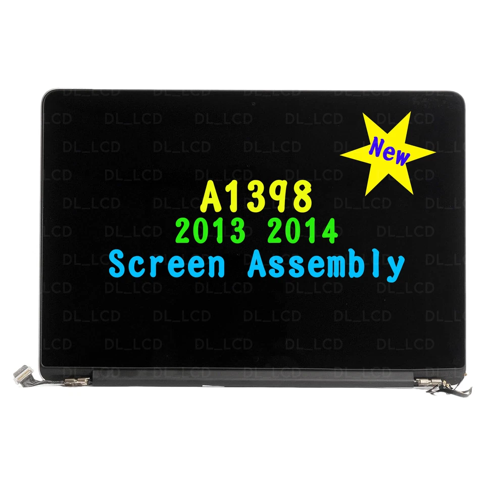 Ersatz 15,4" für MacBook Pro A1398 LED LCD Bildschirm Display Neu 2013 bis 2014 - Bild 1 von 4