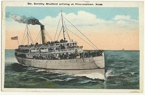 Dampfer Dorothy Bradford Provincetown Massachusetts MA Schiff Postkarte - Bild 1 von 1