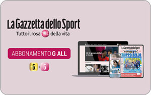 Abbonamento La Gazzetta dello Sport G-ALL + Gazzetta Gold (12 mesi)