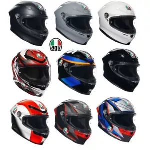 AGV K6 S Full Face Street Motorcycle Riding Helmet - Pick Size & Color - Picture 1 of 21