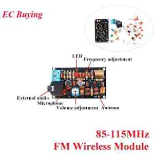FM Wireless Microphone Module 85-115MHz DIY Transmitter Board FM Radio Training