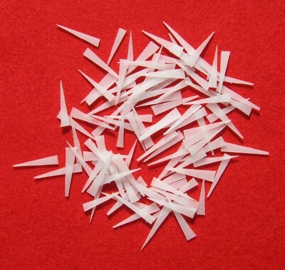 Cembalo Plectra/Plektrum - Delrin - Länge 5/8" (15mm) - 100 Stück - Bild 1 von 4