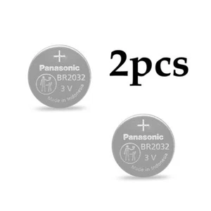 2 Stück BR2032 3V Knopfbatterie BN2032/DL ECR2032 5004LC Zelle Knopf für Panasonic - Bild 1 von 3