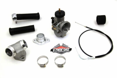 Kit de carburador deslizante plano OKO de 38 mm para Harley Davidson de V-Twin Foto 1 de 2