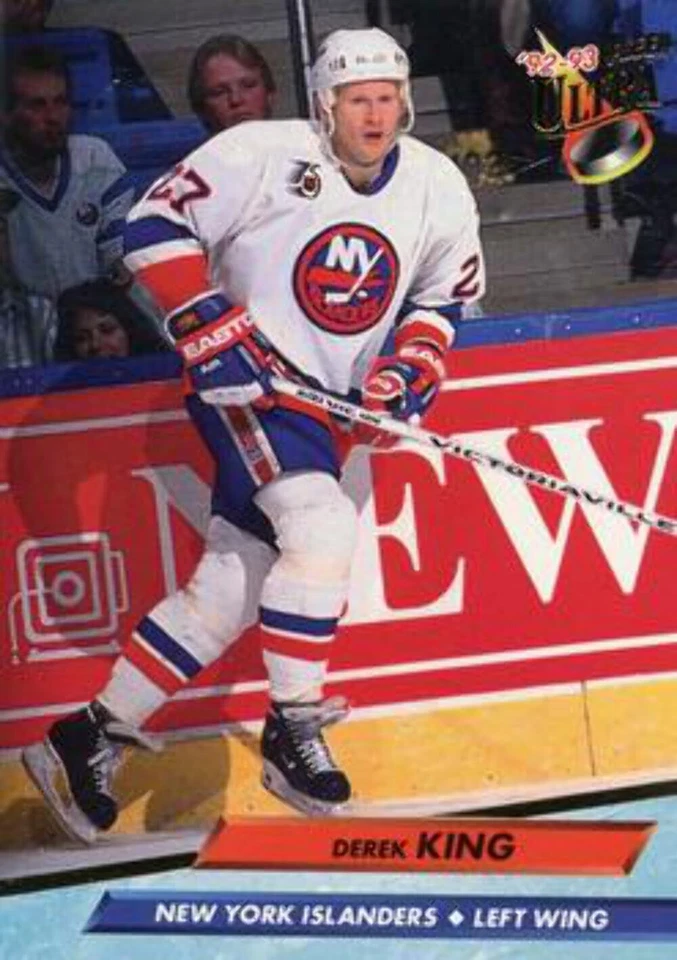 #128 Derek King - New York Islanders - 1992-93 Ultra Hockey - Image 1 of 1