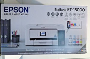 Epson EcoTank ET-15000 Wireless Color All-in-One SuperTank Printer Scanner NEW