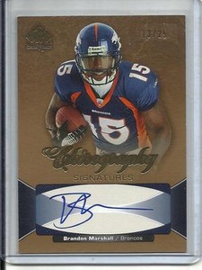 Brandon Marshall 2006 SP Authentic Chirography Autograph #13/25