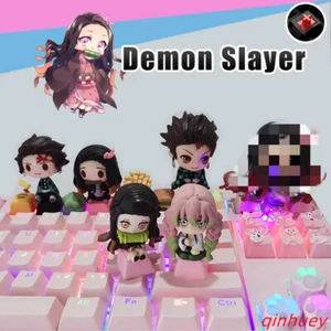 Demon Slayer Keycaps Set Anime Kimetu no yaiba key Cap For Cherry MX Keyboard - Picture 1 of 16