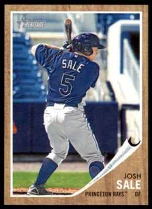2011 Topps Heritage Minor League Josh Sale Princeton Rays #80 - Picture 1 of 2