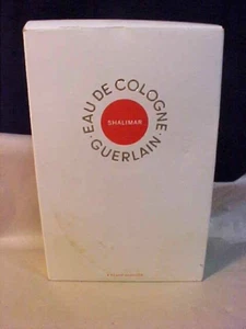 NEW Vintage Guerlain Shalimar Eau de Cologne 3 Oz SEALED W/STRING w/ Box - Picture 1 of 2