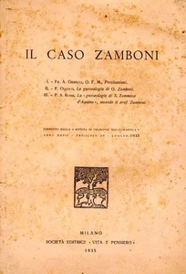 IL CASO ZAMBONI 1935 VITA E PENSIERO (SA402) - Bild 1 von 1