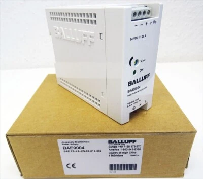 Balluff BAE0004 BAE PS-XA-1W-24-012-002 Power Supply 24VDC 1,25A -unused/OVP- - Bild 1 von 3