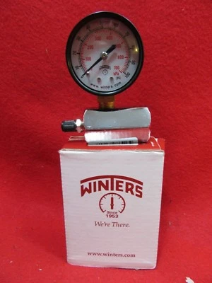 Winters PET Series Steel Dual Scale Gas Test Pressure Gauge PETG204 - Image 1 of 3