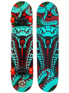 31" Long by 7" Wide Double Kicktail Beginner Complete Skateboard with Maple Deck - Picture 1 of 12