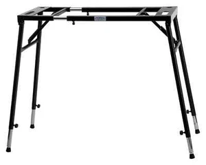 Supporto per Tastiere Base Tavolo Stand DJ Mixer Giradischi Consolle Pieghevole - Foto 1 di 4