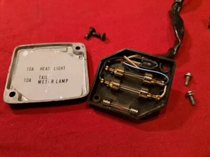 Honda CX500C 81 CX500 500 1981 motor arnés de cables manillar abrazadera caja de fusibles fabricante de equipos originales - Imagen 1 de 6