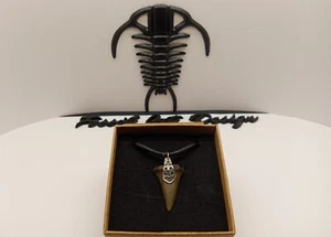 Fossil Tooth Shark Pendente art.1stp - Foto 1 di 7