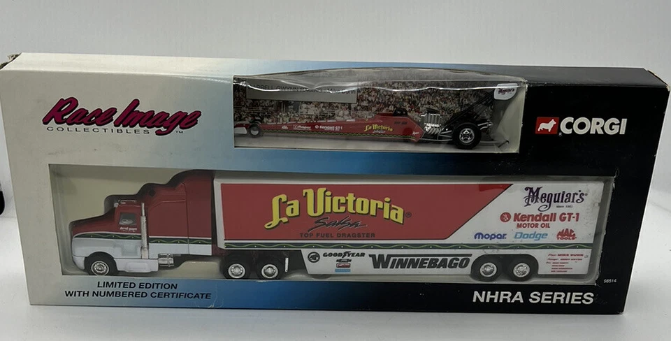 De colección Semi Mattel UK Limited Race NHRA Darrell Gwynn Racing Mike Dunn Nuevo en caja Foto 1 de 4