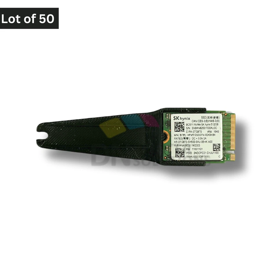 Lote de 50 | Adaptador SSD M.2 2230 a 2280 Convertidor de factor de forma Foto 1 de 4