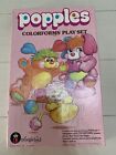 Vintage 1986 Popples Colorforms Play Set