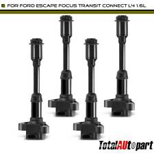 4x Ignition Coils for Ford Escape 2013-2016 Focus Fiesta Transit Connect 1.6L